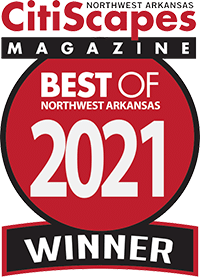 Voted CitiSpaces Best of NWA 2022